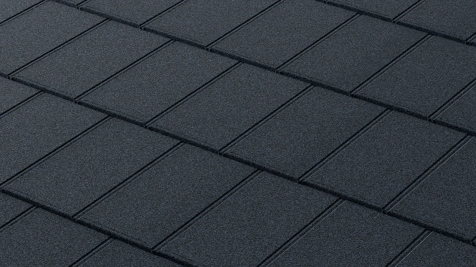 iPanel R – Charcoal Granite iPanel R Dachpaneele in der Farbvariante Charcoal Granite